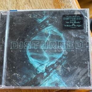 Disturbed "Evolution" CD - Teal & Black Album